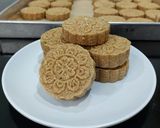 Foto langkah ke 1 dari resep Anabolic Oat Crusted Pandan Mooncake |High Protein, Low Calorie, Sugar & Gluten Free.