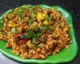 फोडणीचा  भात (  व्हेजिटेबल ब्राऊन राईस) (vegetable brown rice recipe in marathi) रेसिपी स्टेप 3 फोटो 