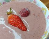 Une image de l'étape 1 de 🍓Smoothie framboise fraise purée d'amande.