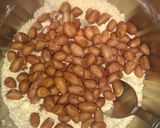 A picture of step 2 of Badam pakora.