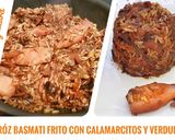 Foto del paso 12 de la receta: Arroz Basmati frito con Calamarcitos y Verduras
