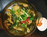 Hình bước làm 3 của món Canh Gà Nấu Lá Giang
