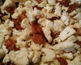 A picture of step 2 of Bacon with Cauliflower.