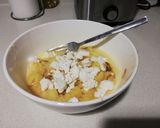Foto del paso 8 de la receta: Tortilla de patatas, cebolla caramelizada y queso de cabra