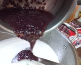 A picture of step 2 of Chettinad black rice dessert.