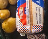 A picture of step 1 of Bread potato Dahi vada.