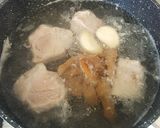 A picture of step 2 of Pork Ribs Soup with Fermented Turnips.