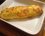 Foto del paso 8 de la receta Rulo de tortilla de patata con beicon, pimiento y queso