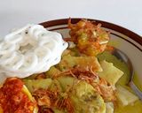 Foto langkah ke 3 dari resep Lontong opor ayam dkk.