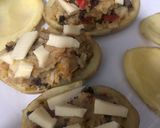 Foto del paso 6 de la receta Papas rellenas con hongos de pino, apto veganos, una delicia rápida, saludable y muy económica!!