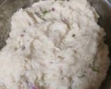 A picture of step 1 of Rava Paniyaram or sooji appe.