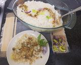 A picture of step 21 of Fussion biryani.