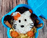 Foto langkah ke 4 dari resep Bento karakter sederhana.