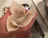 A picture of step 3 of Chinese steamed meat dumplings (Shumai).