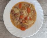 2006. zöldbab leves virslivel 🙂 recept fázis 7 fotója