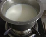 A picture of step 2 of Badam shake.