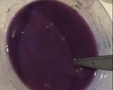 Foto langkah ke 1 dari resep Puding Lapis Ubi Ungu, tips mengukur kapasitas cetakan.
