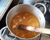 A picture of step 4 of Chicken curry # 4week challenge.