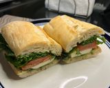 A picture of step 3 of 🥪Vegetarian Caprese sandwich 🥪.