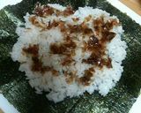 A picture of step 2 of Onigirazu!! & Half-Size Version.
