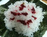 A picture of step 5 of Onigirazu!! & Half-Size Version.