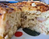 Foto del paso 8 de la receta Quiche de gambas, puerros y calabacín