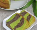 Foto langkah ke 11 dari resep Chiffon Cake Pandan-Ketan Hitam.