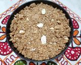 A picture of step 7 of Oats dry fruit panjeeri.