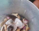 Foto langkah ke 3 dari resep Pepes daging sapi tempe dan kangkung.