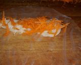 A picture of step 6 of Vietnamese spring rolls and spicy dip.
