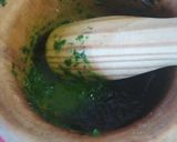 Foto del paso 1 de la receta: Pinchos de ensalada caprese y rúcula con vinagreta de albahaca