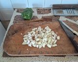 A picture of step 1 of Crispy Chicken Tart with Ham, Cheese, and Carrots.
