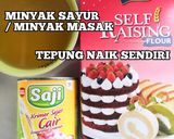 Gambar langkah 1 resipi Kek Cawan Keledek Kukus.