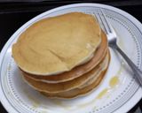 A picture of step 5 of Eggless fluffy pancakes.
