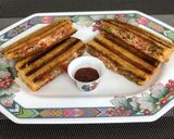 A picture of step 9 of Grilled Chicken Smoked Ham Sandwich.