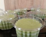 Foto langkah ke 5 dari resep Puding Matcha Latte.