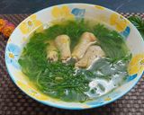 Hình bước làm 2 của món Canh rau cải con nấu chân gà