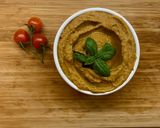 A picture of step 4 of 15’ Moroccan Fava Bean Dip (Ful Madamous) #vegan #vegetarian.