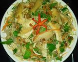 Hình bước làm 9 của món Gỏi Gà Hoa Chuối