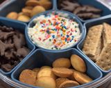 A picture of step 3 of Funfetti Dip/ 90’s Dunkaroo Dip / cake Dip.