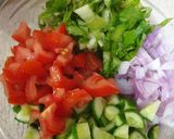 A picture of step 2 of Moong chana salad recipe.