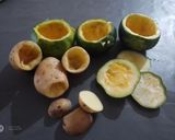 Foto del paso 3 de la receta: ¡Papas y zapallitos rellenos!