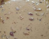 A picture of step 3 of Ganesh puja chana Moong dal jaggery milk payasam.