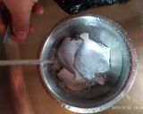 A picture of step 1 of Pomfret curry.