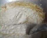 A picture of step 4 of Malai kofta in white gravy.