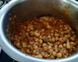 A picture of step 12 of Ghuugni Chaat.