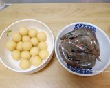 泰式咖哩鮮蝦魚蛋的食譜步驟2照片