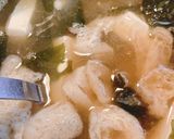 A picture of step 1 of A Dash of Shichimi Togarashi in Miso Soup.
