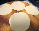 A picture of step 4 of Instant rice poori recipe with rice flour.