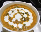 A picture of step 13 of Methi Matar Malai.